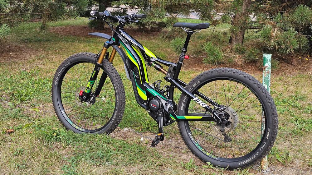 ## SUPER rower elektryczny Cannondale Moterra Fox kashima rozmiar S ##