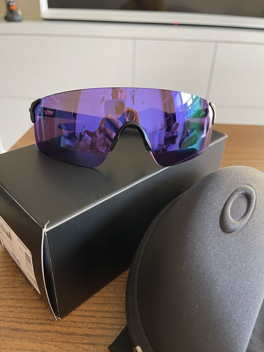 Сонцезахисні окуляри Oakley Evzero Blades matte black/prizm violet