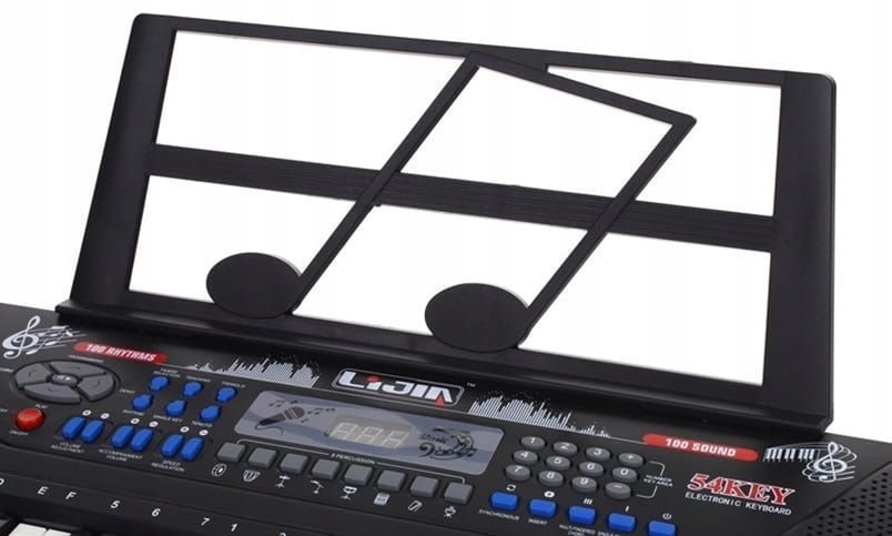 Keyboard Pianino Duże Organy Dla Dzieci Do Nauki Gry 54 Klawisze