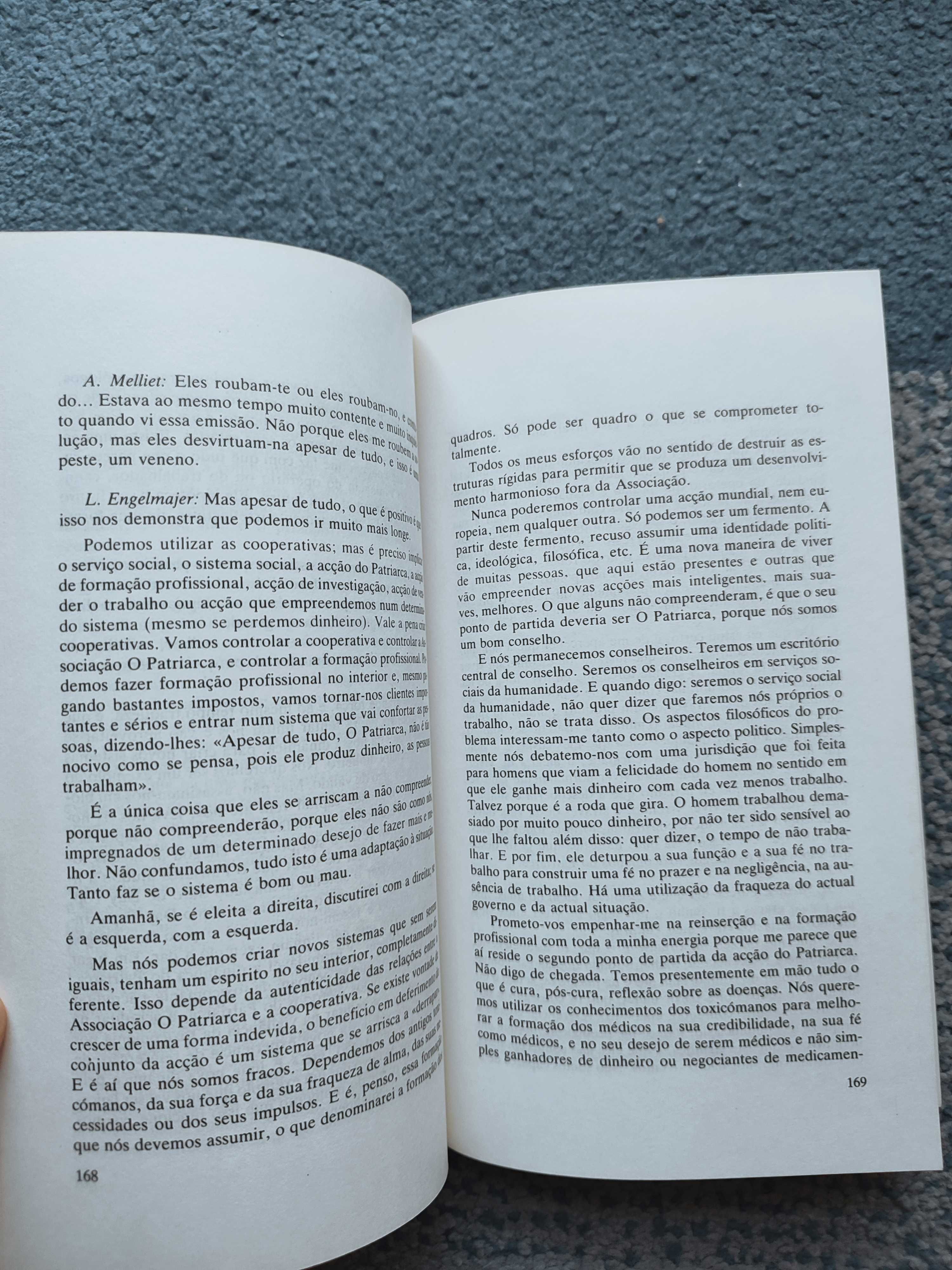 Livro "A esperança em acção" Le Patriarche