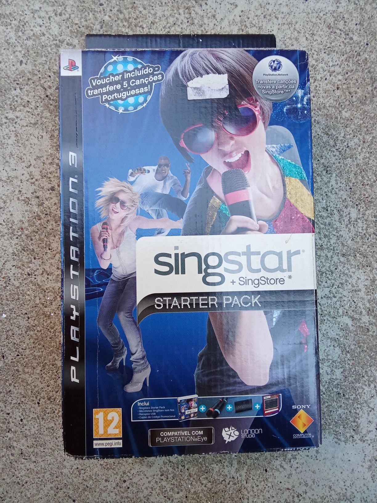 Singstar PS3 - com dois microfones sem fios - Novo e sela