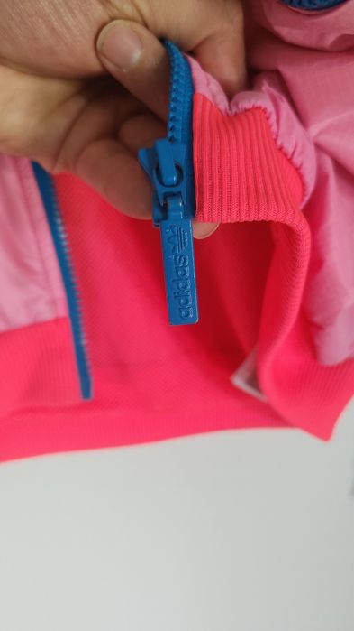 Kurtka wiatrówka do biegania Adidas Adicolor