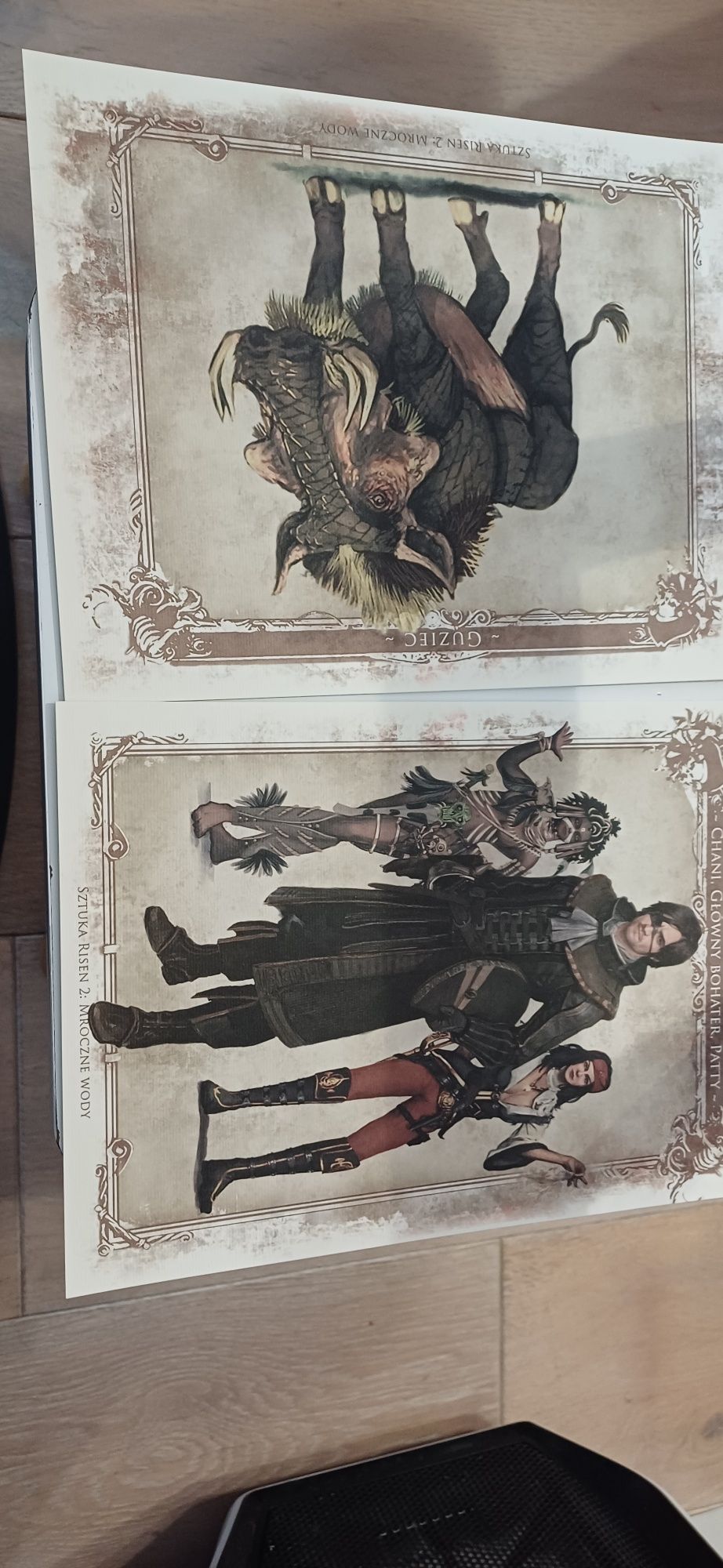 Risen 2 Dark warter pocztówki art kolekcjonerskiej