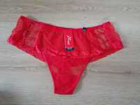 Czerwone majtki efektowne sexi XL