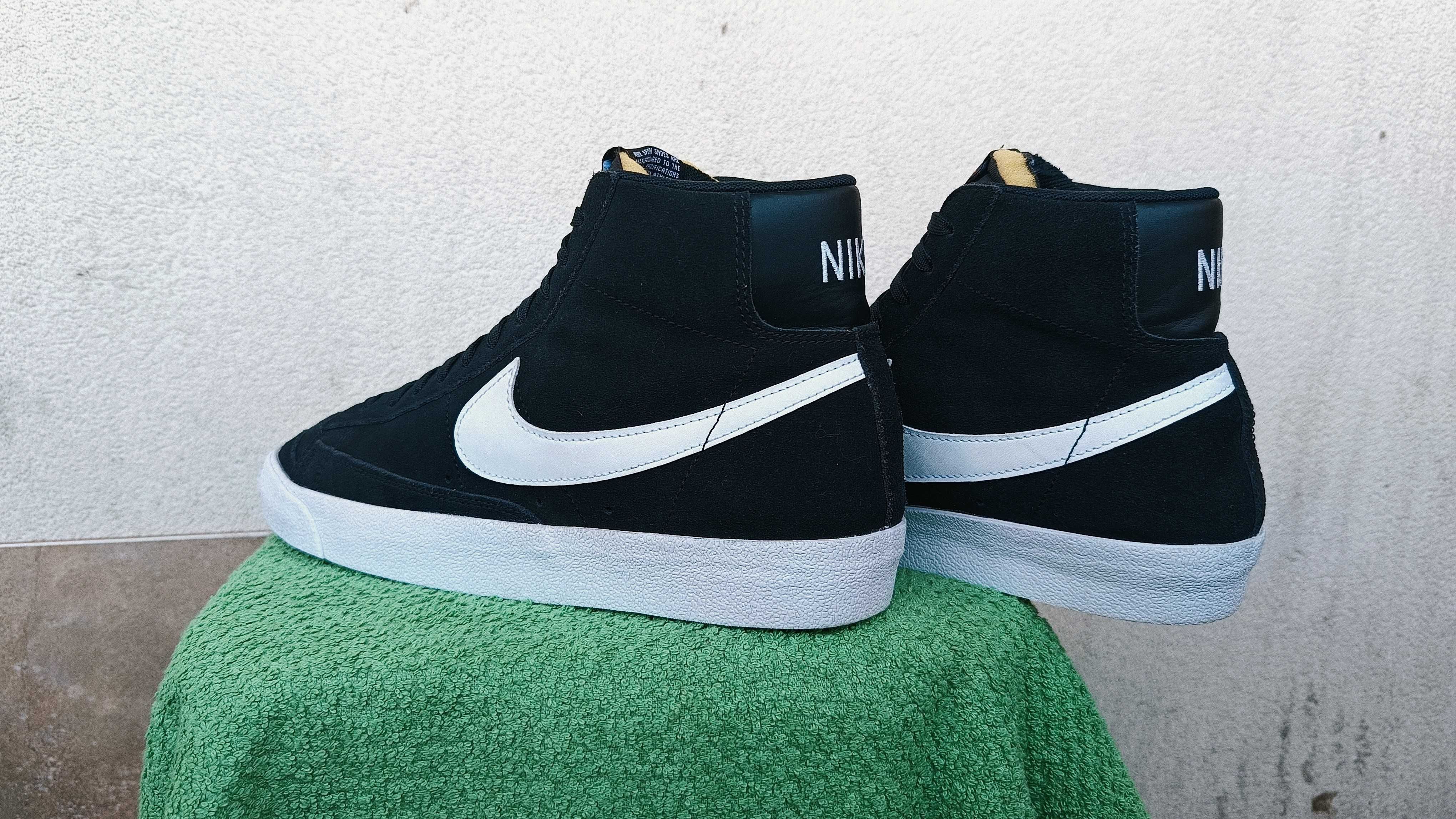 Wysokie sneakersy NIKE BLAZER MID'77 SUEDE r.45 skóra stan idealny