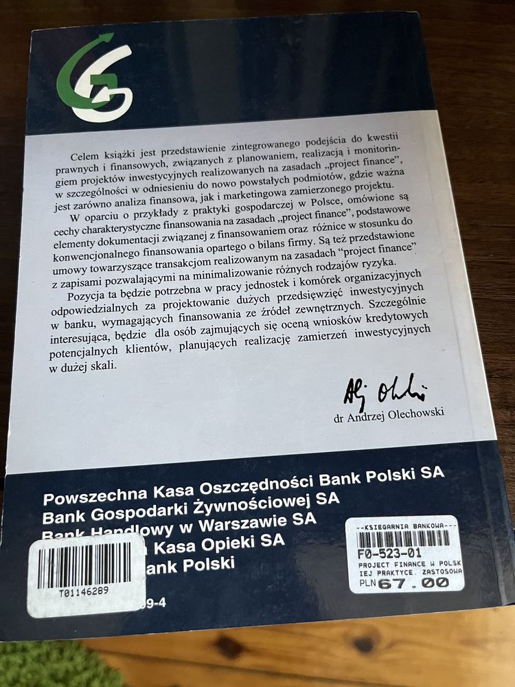 Książka Project Finance w Polskiej Praktyce Czerkas