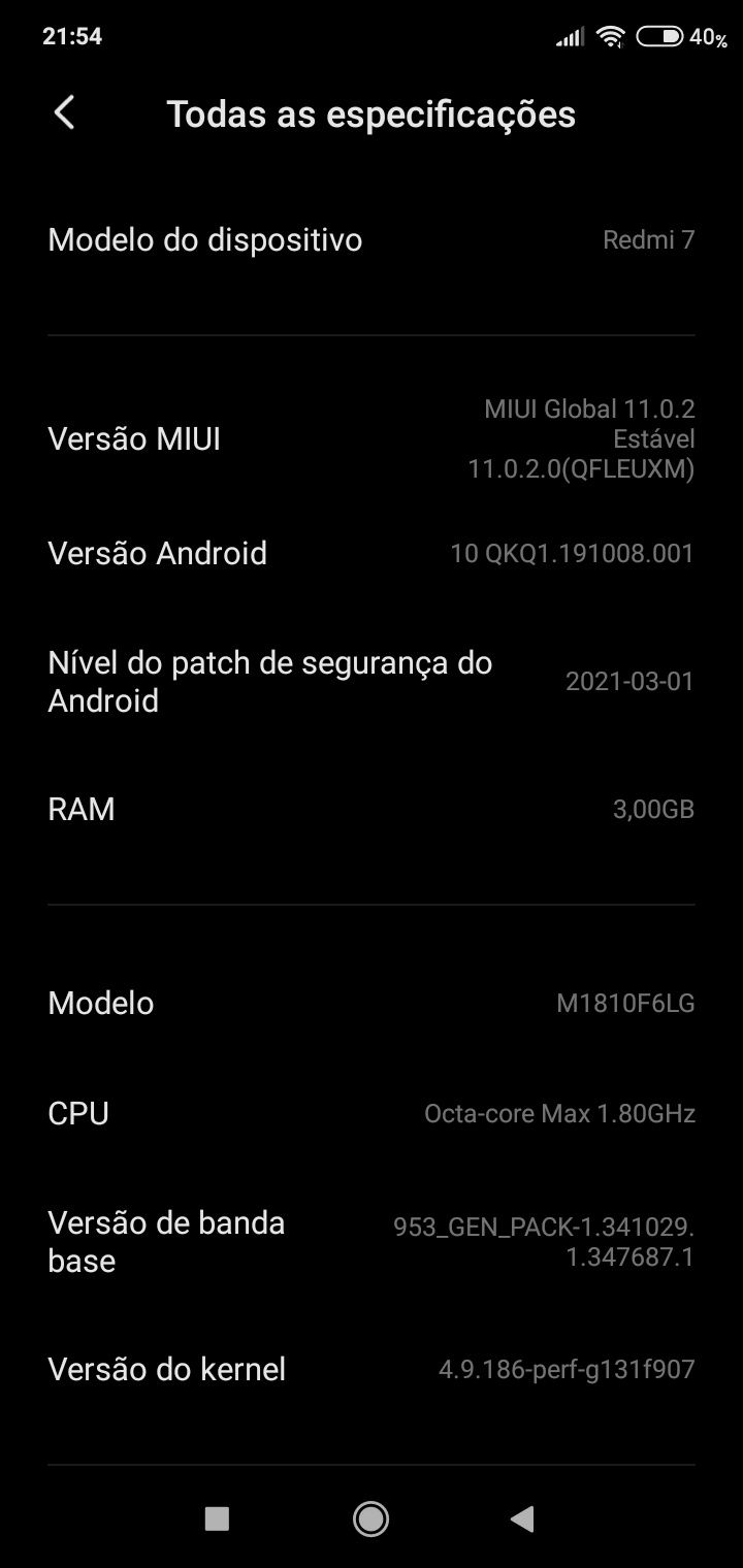 Redmi 7 32GB Preto