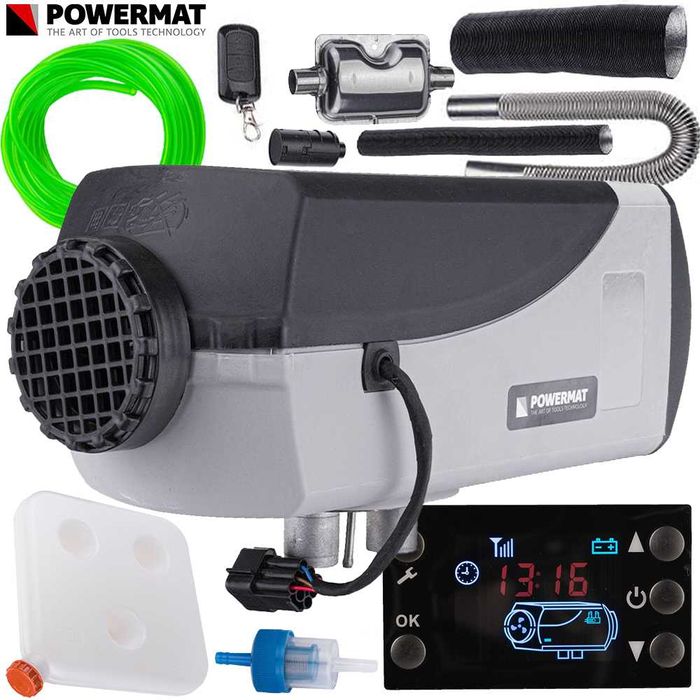 POWERMAT Olejowa Ogrzewanie Postojowe 8kw 12v Zbiornik 10l PM1179
