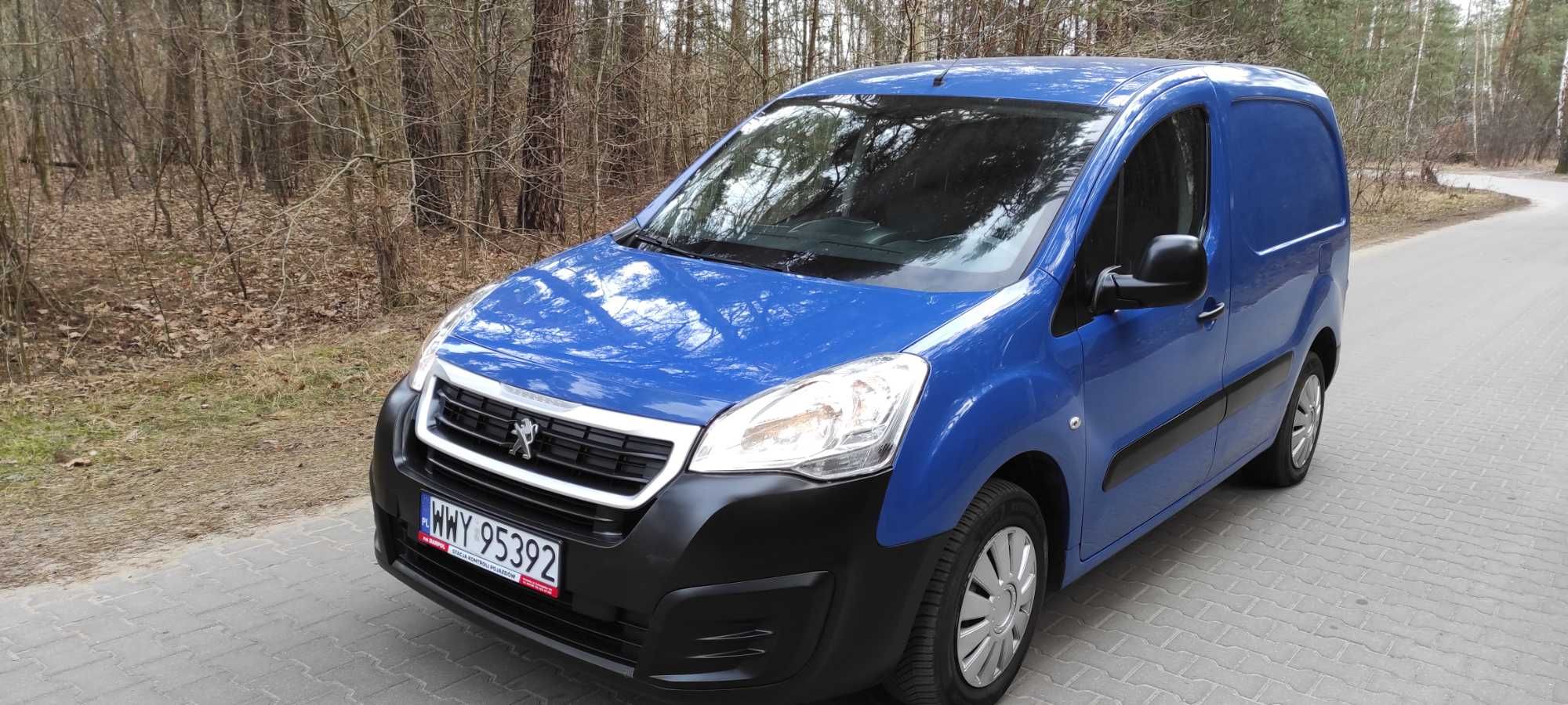 Peugeot Partner III 1.6 hdi 2018r Klimatyzacja Tempomat Otwierany Dach