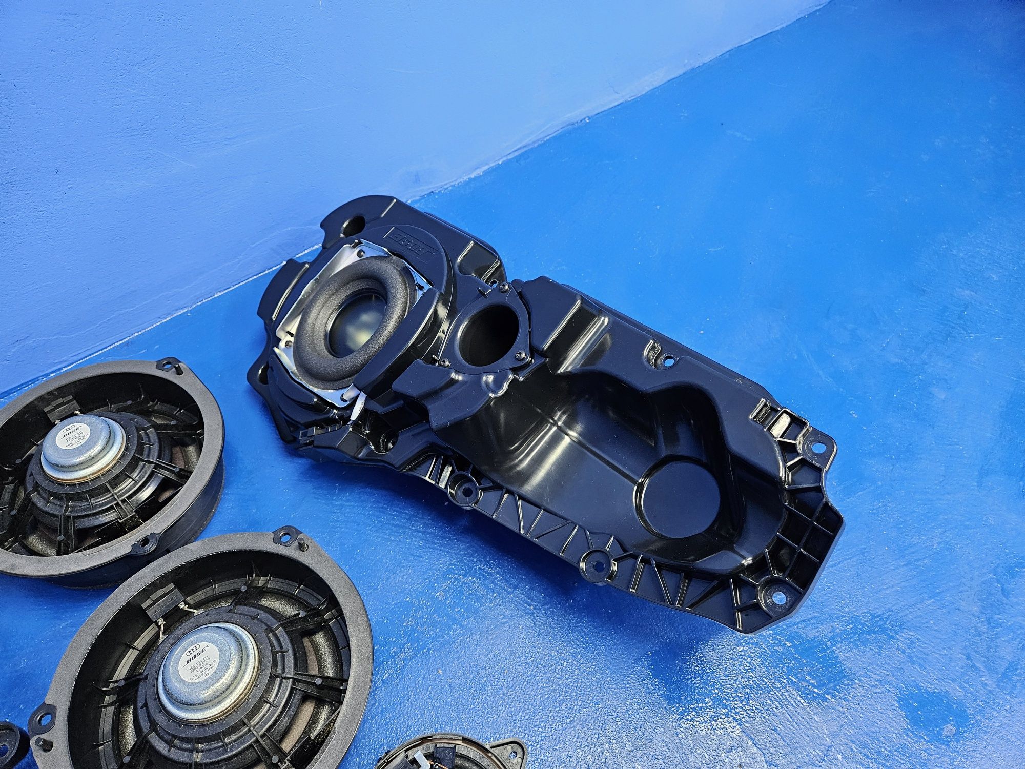 ZESTAW 14 głośników BOSE wzmacniacz AUDI A6 C7 komplet subwoofer