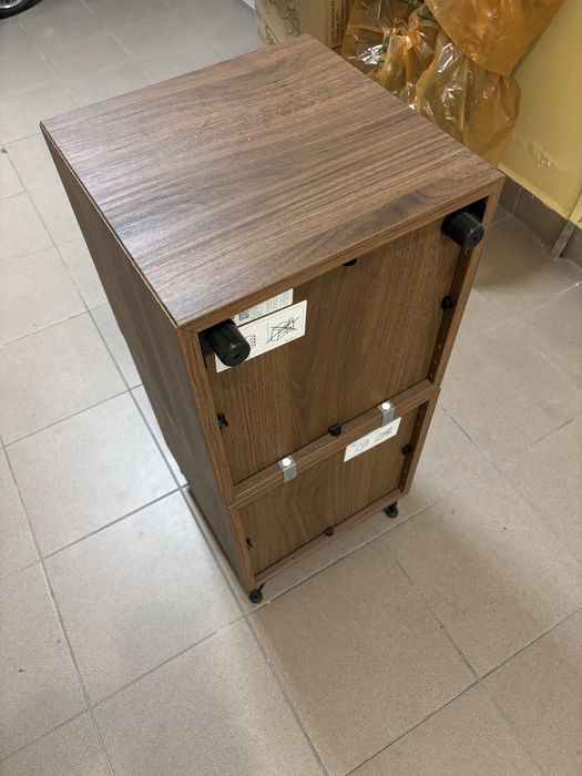Ikea Eket, Orzech, 35x35x80 cm
