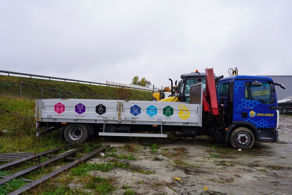 MAN TGL 12.180 HDS dźwig FASSI