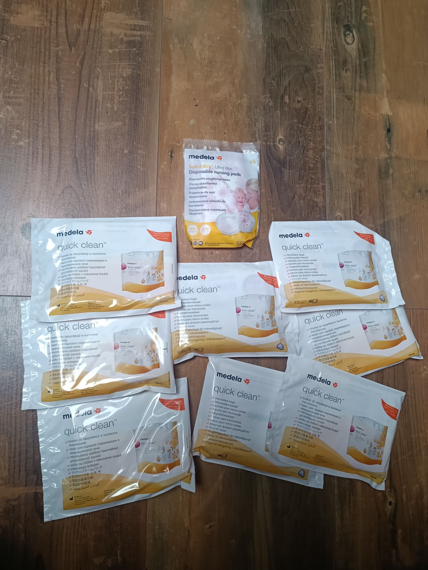 Medela quick clean 8 sztuk Plus gratis