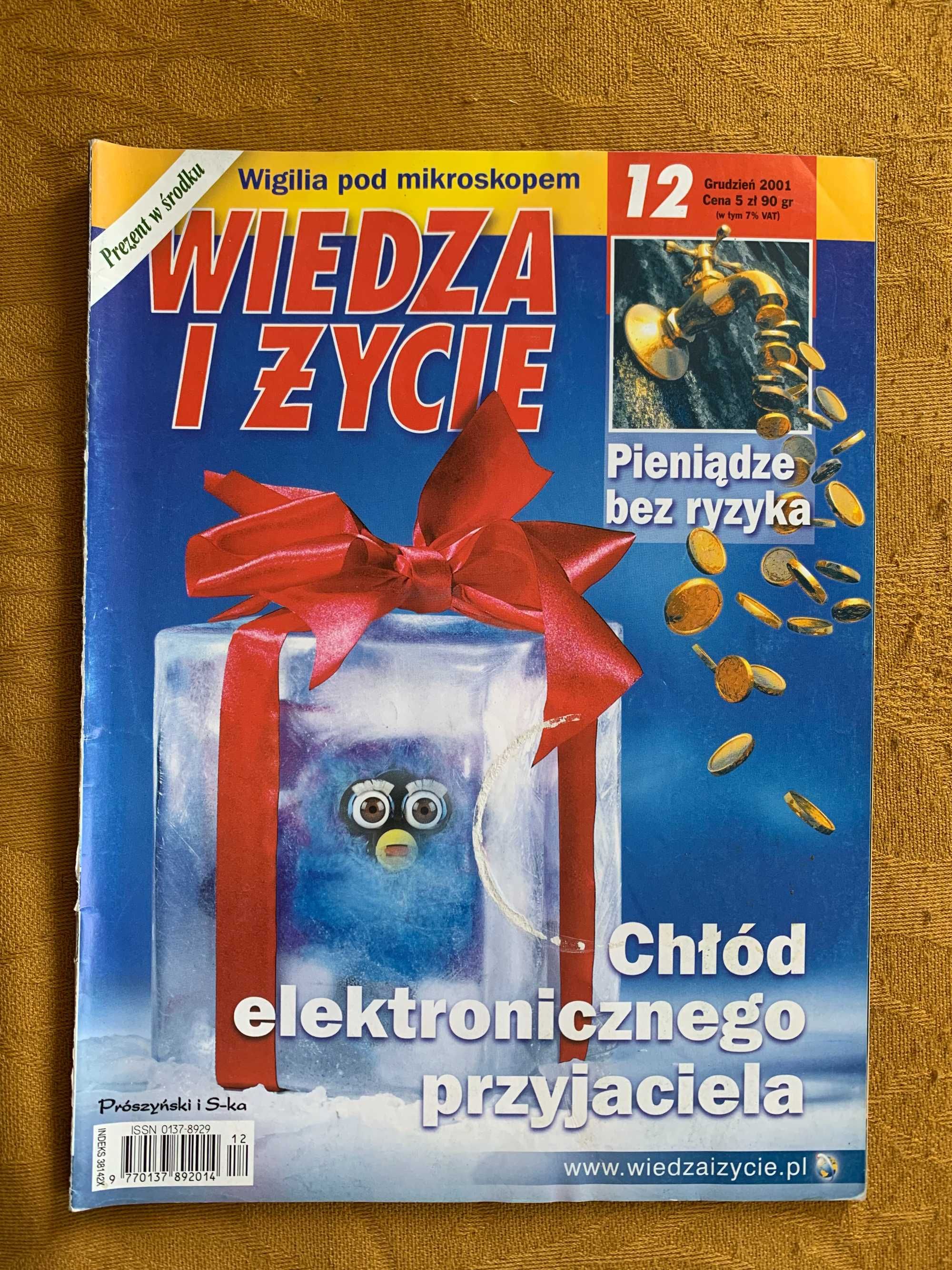 Wiedza i Życie 2001r. - 3 numery