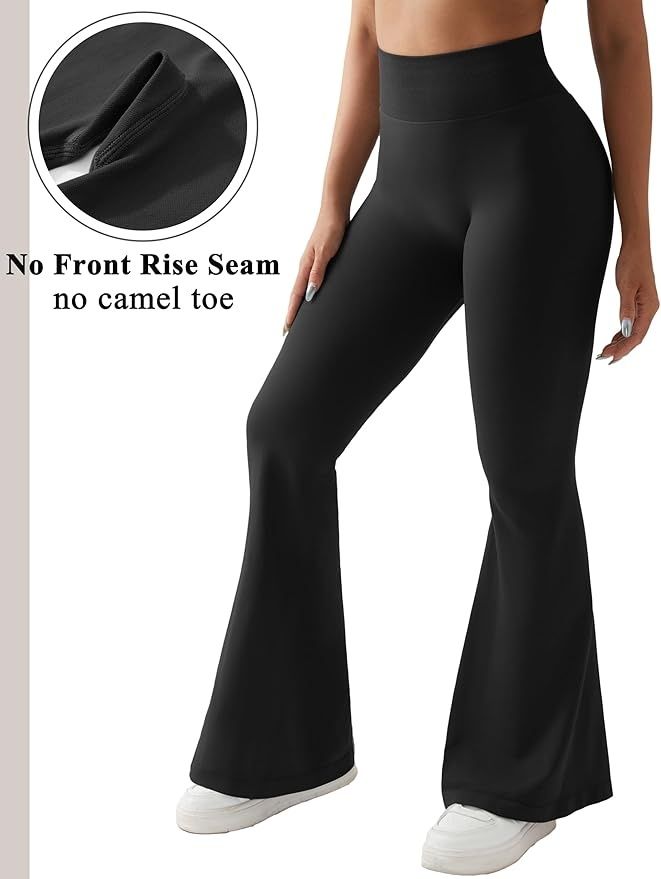 Legginsy dzwony bezszwowe wysoki stan