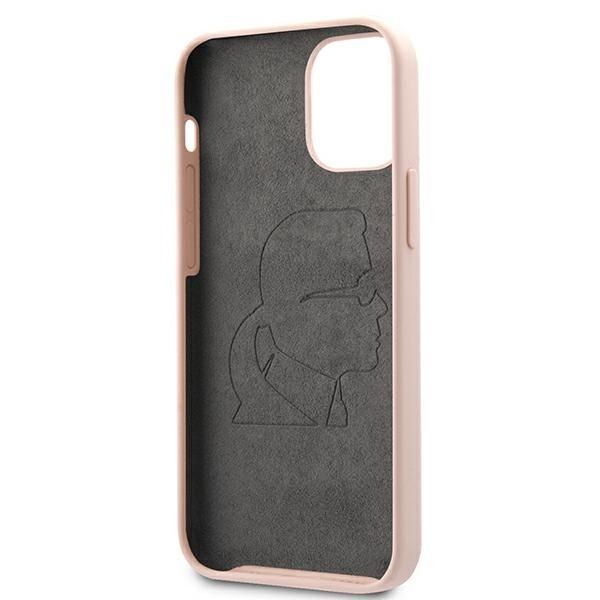 Etui Karl Lagerfeld Silicone do iPhone 12 Mini - Różowy