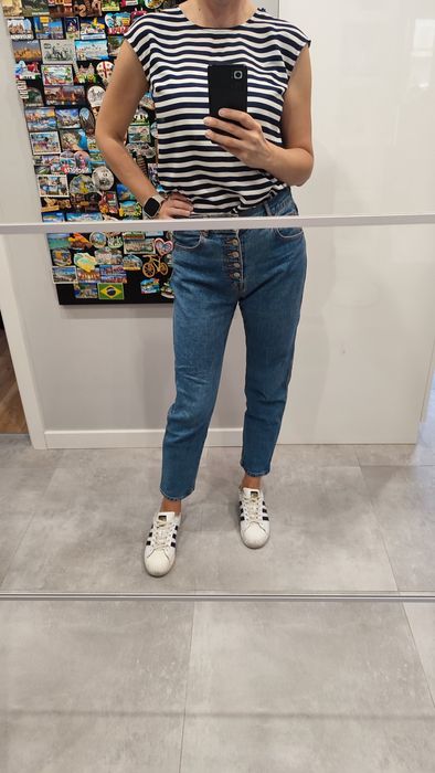Jeansy Pull&Bear rozmiar L 40 boyfriend mom