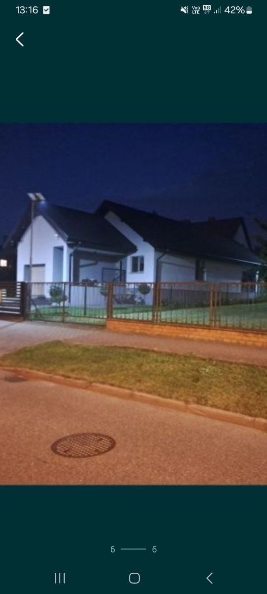 Nowy dom parterowy w mieście 120m2