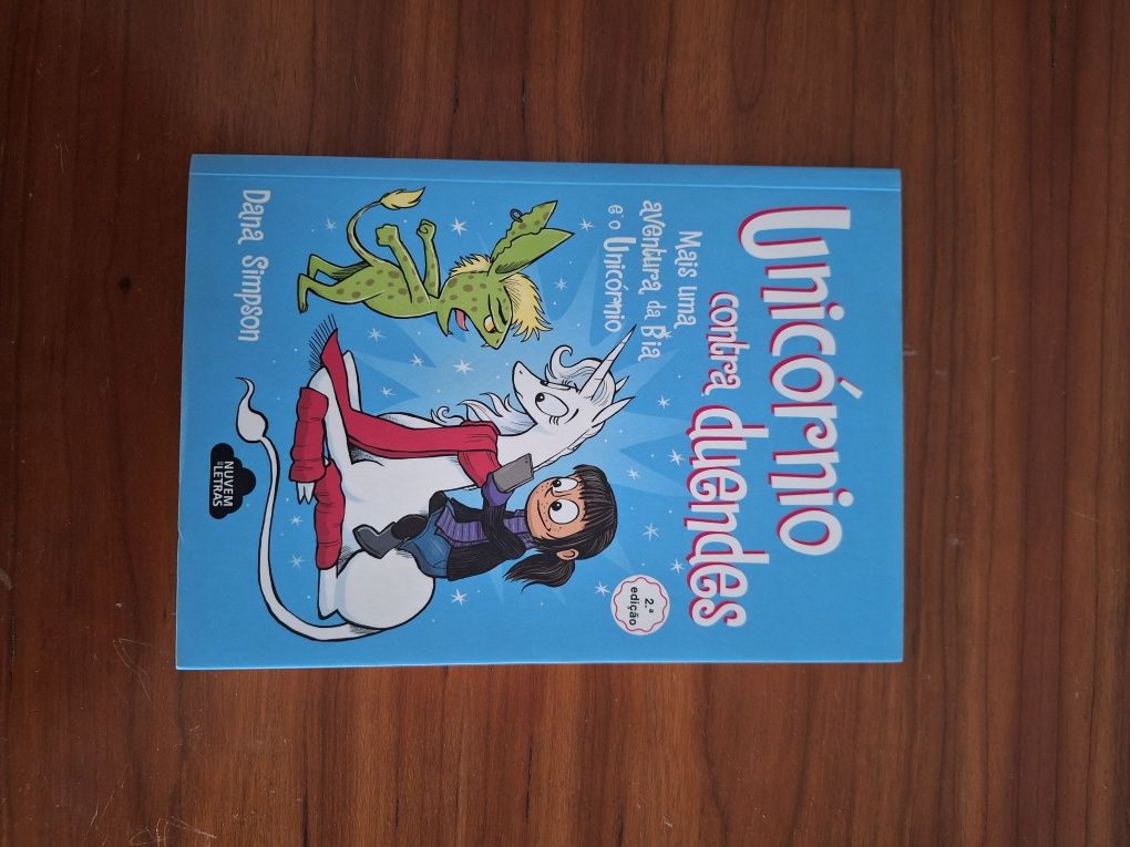 Livros colecção Bia e o Unicórnio