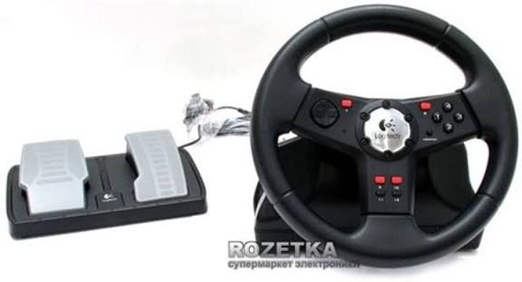 Игровий руль logitech formula vibration feedback wheel