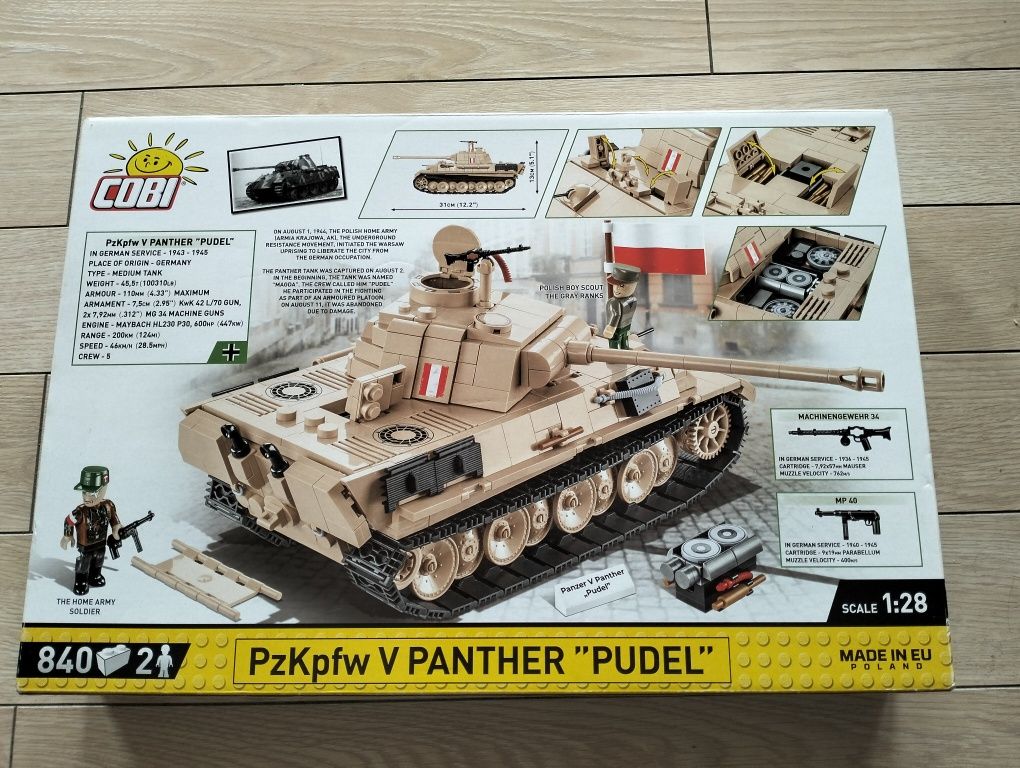 Cobi Panther Pudel 2568 powstanie warszawskie historial collection