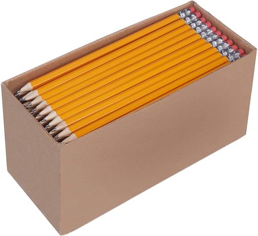 Oferta Flash - 150 Lápis n.º 2 HB - Escola - Madeira