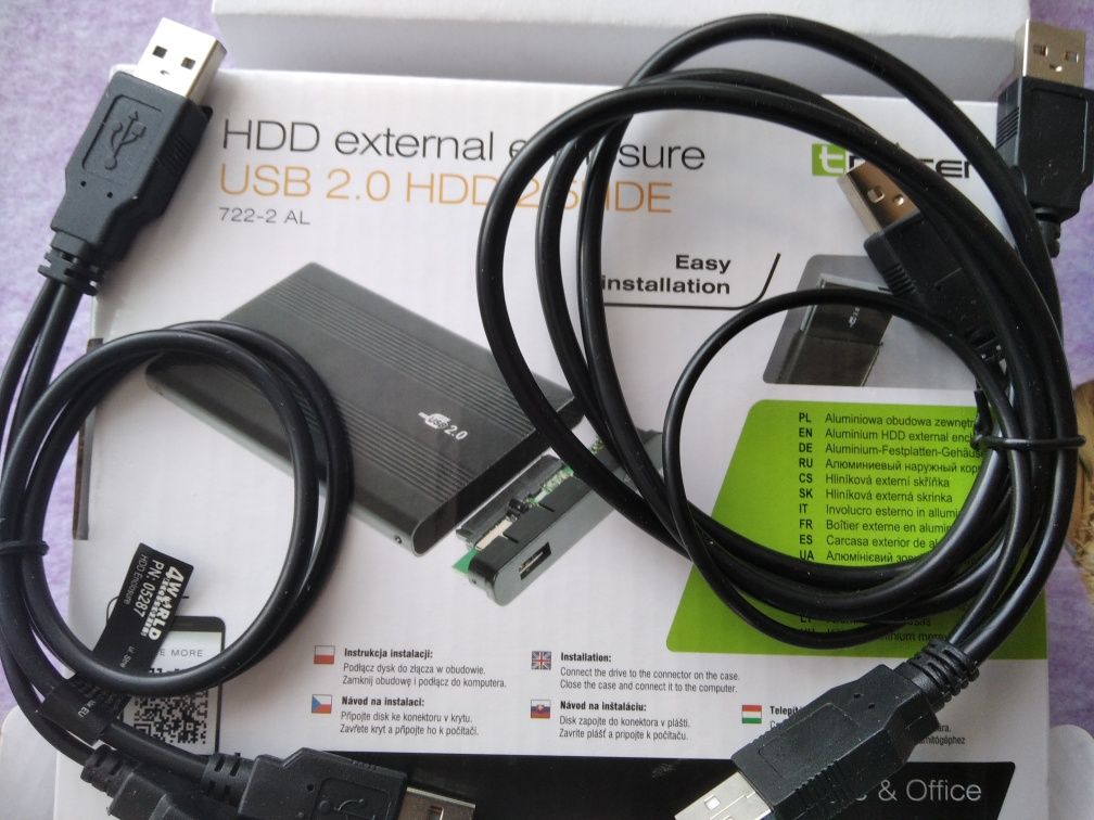 Dysk obudowa USB 2.0 HDD 2.5 IDE 722-2 AL