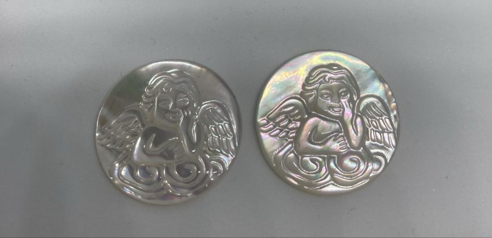 Conjunto de madrepérolas e par pérolas China
