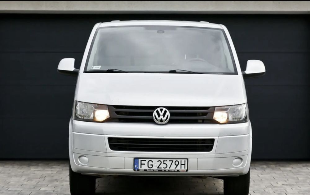 VW T5 Lift long 2.0 TDI 140KM 2x boczne drzwi