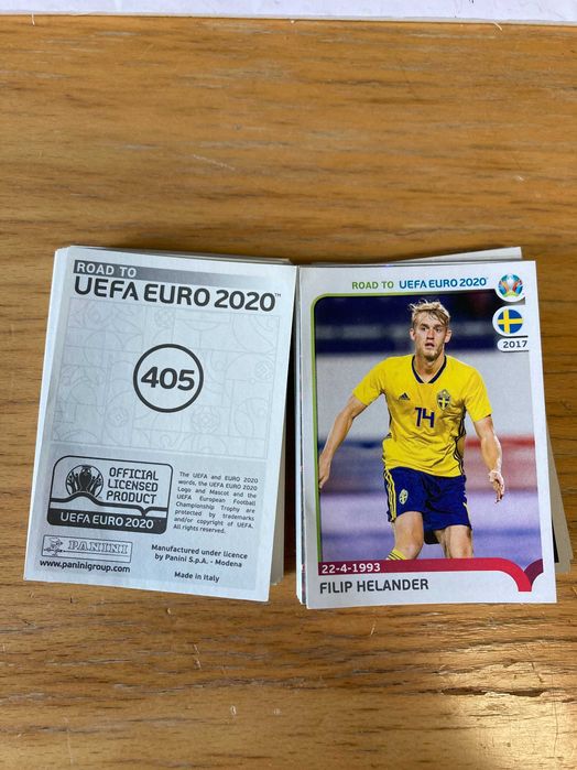 Cromos futebol UEFA EURO 2020