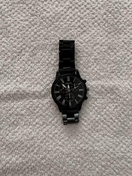 Relógio De Luxo Moderno Preto