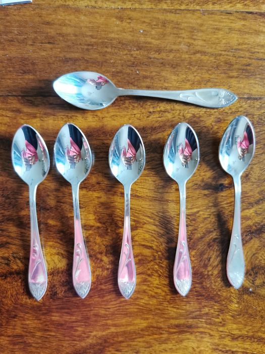 Mini łyżeczki posrebrzane