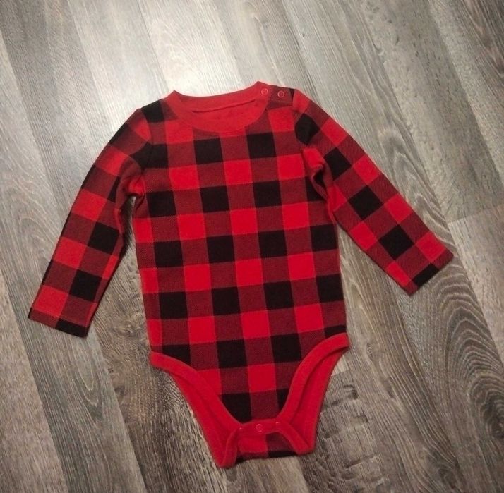 Фірмовий святковий боді з довг.рукавом на Різдво/Новий Рік на 2 роки