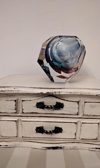 Vintage wazonik  szkło , kryształ