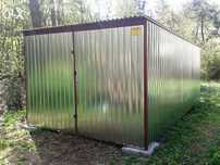 Garaż Blaszany Stalowe Garaże Wiaty Blaszak 3x5 4x5 3x6 4x6 6x5 5x6
