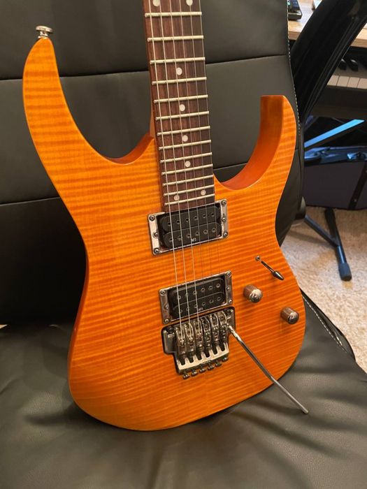 Електрогітара Ibanez RG320FM FloydRose Amber Flamed Maple Korea 2005