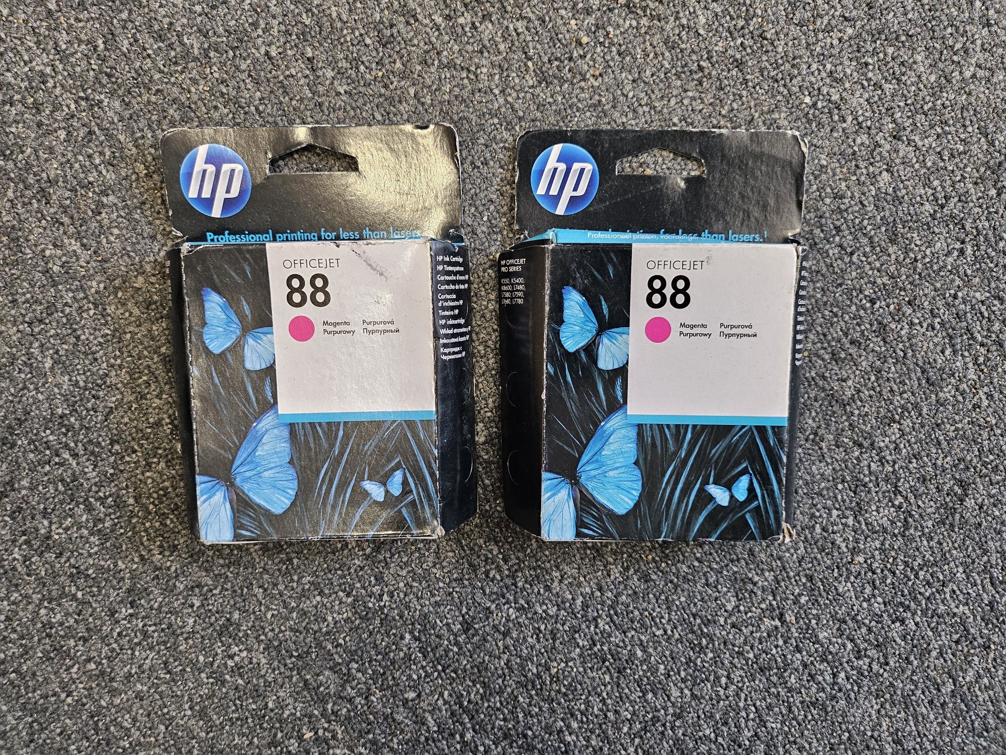 Cena za dwa Tusze HP duże różowe