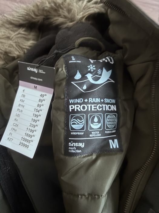 Куртка Парка чоловіча Sinsay M