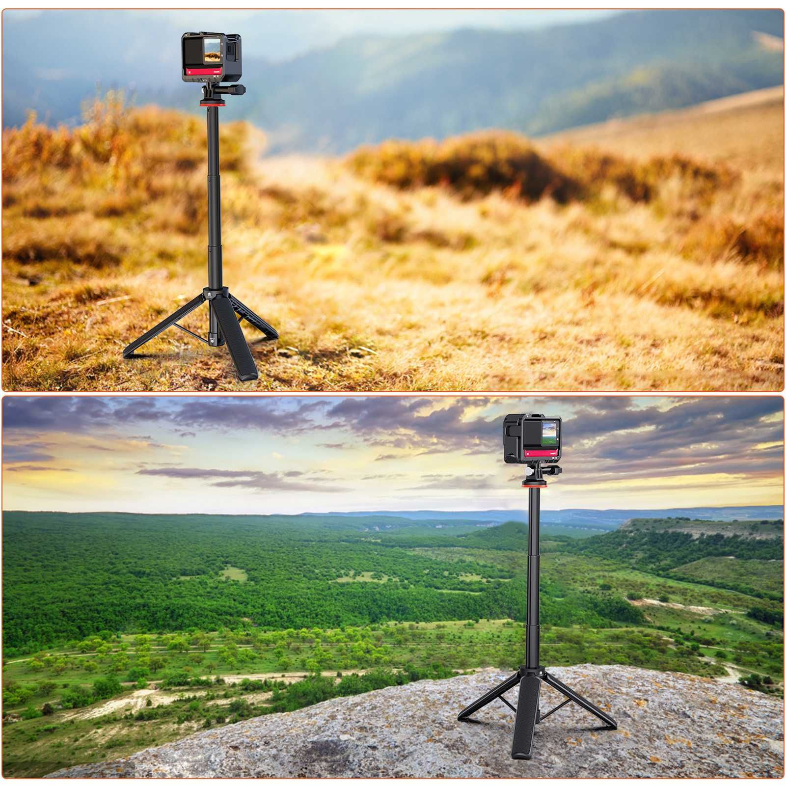 Statyw do selfie kij ze stopu aluminium VRIG TP-08