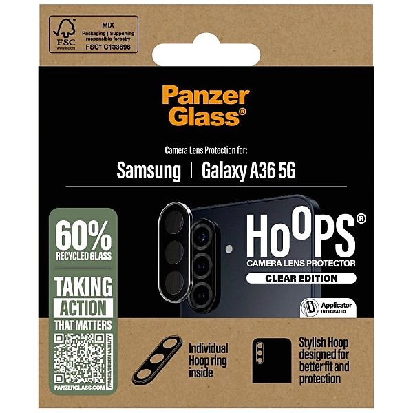 Szkło hartowane na obiektyw PanzerGlass Hoops Lens Protector na Samsun