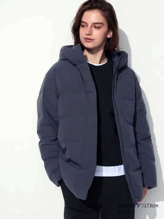 Женский бесшовный пуховик  Uniqlo Seamless Down Parka  (р S)оригинал