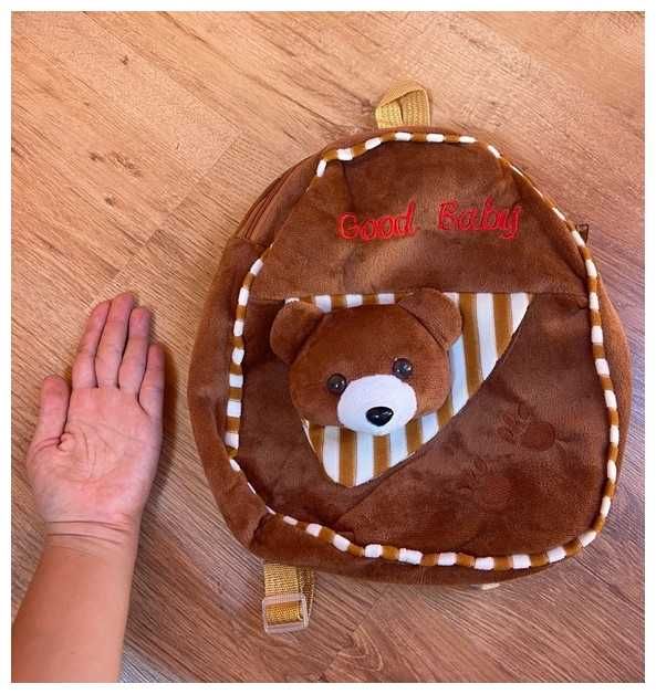 nowy plecak przedszkole mis plusz teddy pluszak maskotka