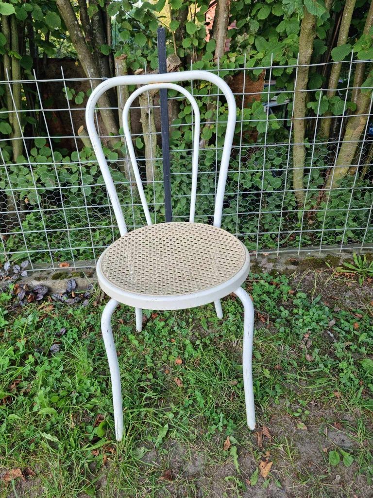 Krzesło ogrodowe biały
