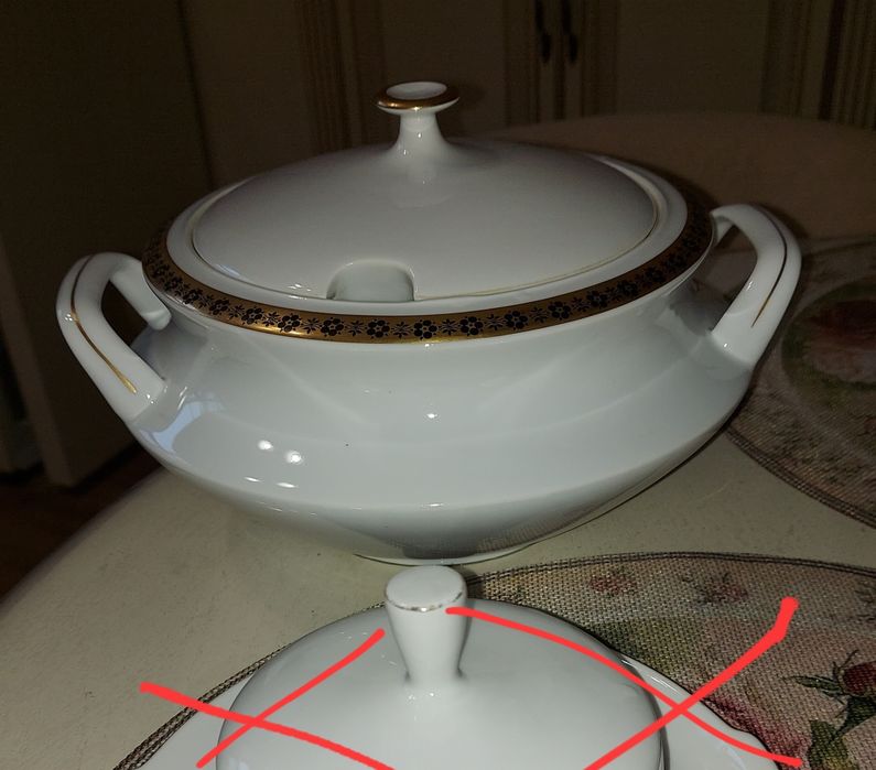 Супниця Богемія Чехословаччина,   рюмки