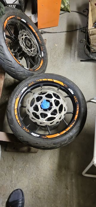 KTM EXC 520 Cross, po remoncie silnika Koła SuperMoto 12kw w dowodzie