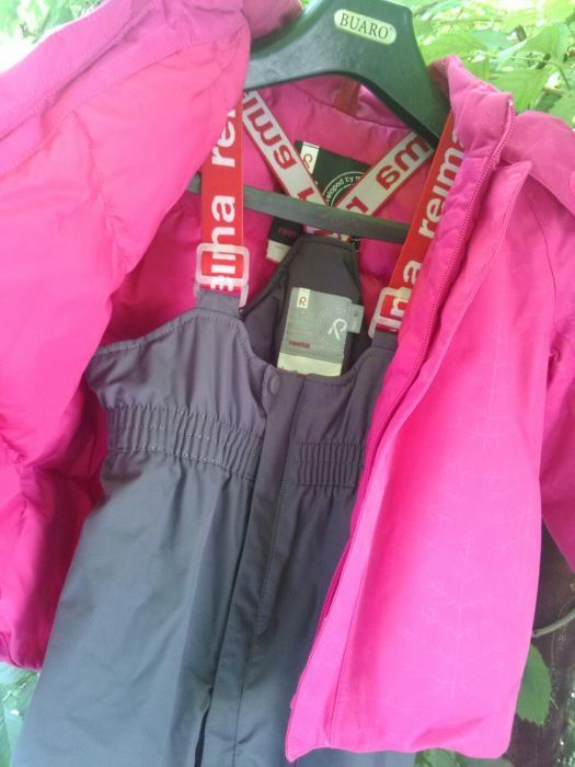 Комплект reima зимний, куртка, комбинезон