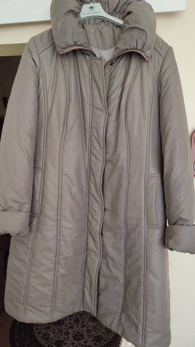 Płaszcz zimowy kolor kawa z mlekiem