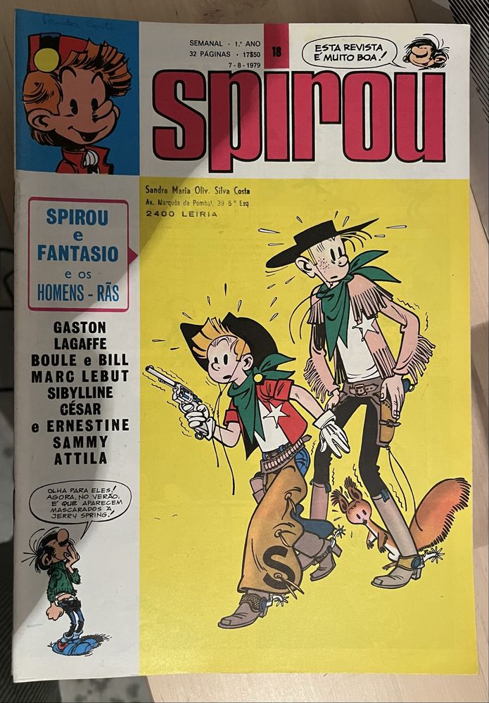 Spirou fascículos revistas anos 70