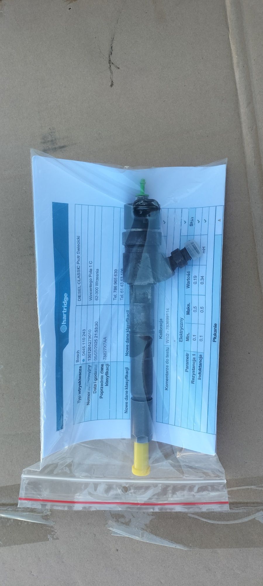 Wtryski Opel Astra H Vectra c Zafira B SAAB 9-3 1.9 cdti  044.5110.243