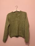 Dzianinowy sweter Reserved, zielony, rozm M